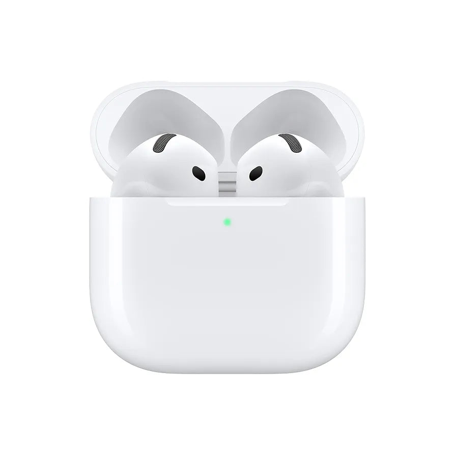 Apple AirPods 4 Wireless Earbuds, Bluetooth Headphones, with Active Noise Cancellation, Adaptive Audio, Transparency Mode, Personalized Spatial Audio, USB-C Charging Case, Wireless Charging, H2 Chip